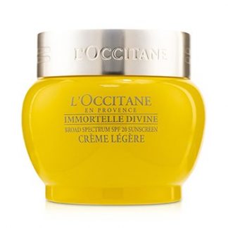 L'OCCITANE IMMORTELLE DIVINE LIGHT CREAM SPF 20  50ML/1.7OZ