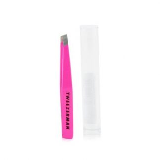 Tweezerman Mini Slant Tweezer - Flamingo Pink/Neon Pink  -