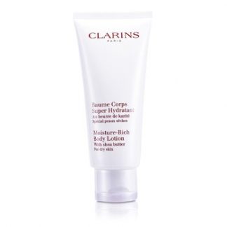 Clarins Moisture Rich Body Lotion with Shea Butter - For Dry Skin  200ml/7oz