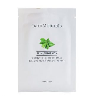 BareMinerals Skinlongevity Green Tea Herbal Eye Mask (Unboxed)  6pairs