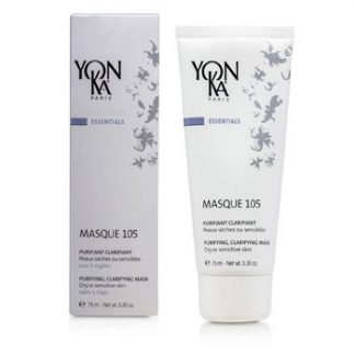 Yonka Essentials Masque 105 - Purifying Clarifying Mask (Dry Or Sensitive Skin)  75ml/3.3oz