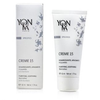 Yonka Specifics Creme 15 With Burdock - Purifying, Soothing (For Blemishes)  50ml/1.74oz