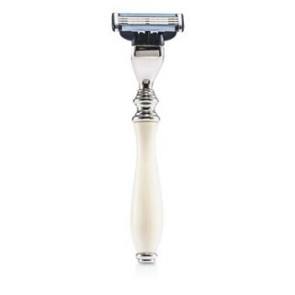 Truefitt & Hill Wellington Mach III Chrome Razor - Ivory  1pc