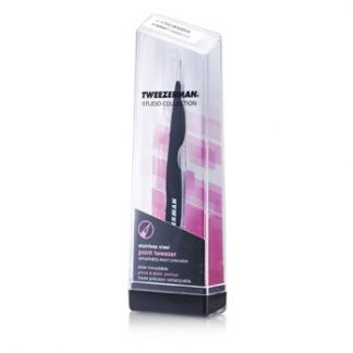 Tweezerman Point Tweezer - Black (Studio Collection)  -