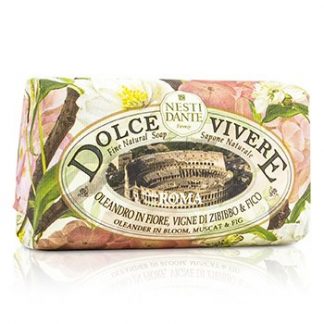 Nesti Dante Dolce Vivere Fine Natural Soap - Roma - Olenander In Bloom, Muscat & Fig  250g/8.8oz