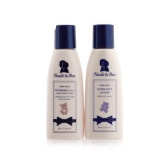 Noodle & Boo Bundle Of Joy Set: Newborn 2-in-1 Hair & Body Wash 59ml/2oz + Super Soft Lotion 59ml/2oz  2pcs