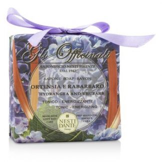 Nesti Dante Gli Officinali Soap - Hydrangea & Rhubarb - Tonic & Energizing  200g/7oz