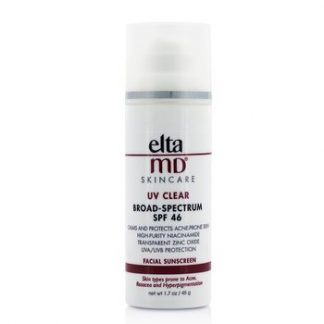 EltaMD UV Clear Facial Sunscreen SPF 46 - For Skin Types Prone To Acne, Rosacea & Hyperpigmentation  48g/1.7oz