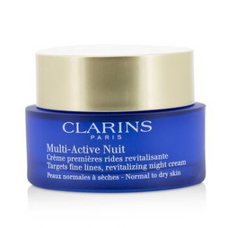 Clarins Multi-Active Night Targets Fine Lines Revitalizing Night Cream - For Normal To Dry Skin  50ml/1.7oz