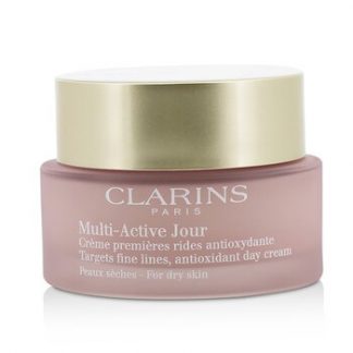 Clarins Multi-Active Day Targets Fine Lines Antioxidant Day Cream - For Dry Skin  50ml/1.6oz