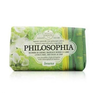 Nesti Dante Philosophia Natural Soap - Breeze - Citrus Peel, Red Basil & Lime With Chlorophyll & Bamboo  250g/8.8oz