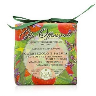 Nesti Dante Gli Officinali Soap - Fruit Of The Strawberry Bush & Sage - Vitaminic & Refreshing  200g/7oz