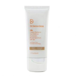 Dr Dennis Gross Instant Radiance Sun Defense Sunscreen SPF 40 - Light-Medium  50ml/1.7oz