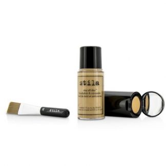 Stila Stay All Day Foundation, Concealer & Brush Kit - # 7 Buff  2pcs