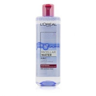 L'Oreal 3-In-1 Micellar Water (Moisturizing) - Even For Sensitive Skin  400ml/13.3oz