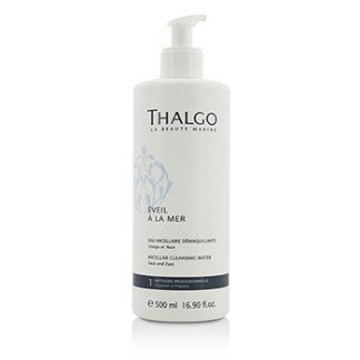 Thalgo Eveil A La Mer Micellar Cleansing Water (Face & Eyes) - For All Skin Types, Even Sensitive Skin (Salon Size)  500ml/16.9oz