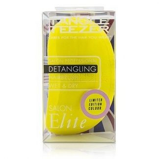 Tangle Teezer Salon Elite Professional Detangling Hair Brush - # Lemon Sherbet (For Wet & Dry Hair)  1pc