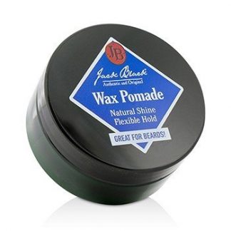 Jack Black Wax Pomade (Natural Shine, Flexible Hold)  77g/2.75oz