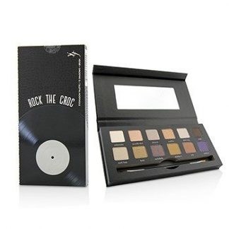 YBF Beauty Rock The Croc Eyeshadow Palette (12x Eyeshadow, 1x Double Ended Eyeshadow Brush)  12x0.8g/0.03oz