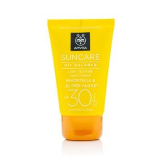 Apivita Suncare Oil Balance Light Texture Face Cream SPF 30  50ml/1.7oz