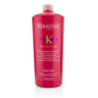 Kerastase Reflection Bain Chromatique Riche Multi-Protecting Shampoo (Very Sensitized Colour-Treated or Highlighted Hair)  1000ml/34oz