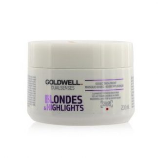 Goldwell Dual Senses Blondes & Highlights 60SEC Treatment (Luminosity For Blonde Hair)  200ml/6.8oz