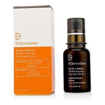 Dr Dennis Gross Ferulic + Retinol Wrinkle Recovery Overnight Serum  30ml/1oz