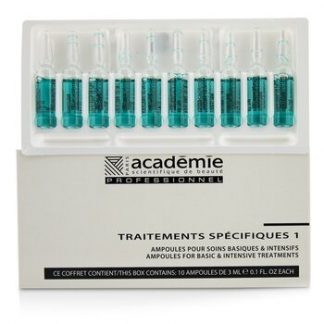 Academie Specific Treatments 1 Ampoules Oligo-Elements - Salon Product  10x3ml/0.1oz