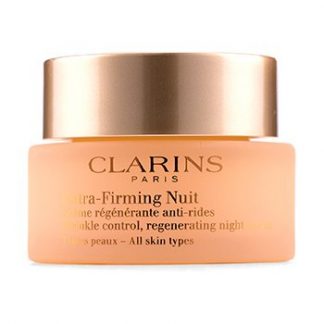 Clarins Extra-Firming Nuit Wrinkle Control, Regenerating Night Cream - All Skin Types  50ml/1.6oz