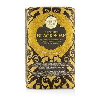 Nesti Dante Luxury Black Soap With Vegetal Active Carbon (Limited Edition)  250g/8.8oz