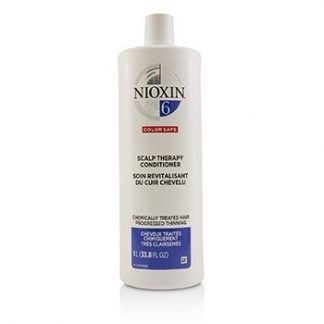 Nioxin Density System 6 Scalp Therapy Conditioner (Chemically Treated Hair, Progressed Thinning, Color Safe)  1000ml/33.8oz