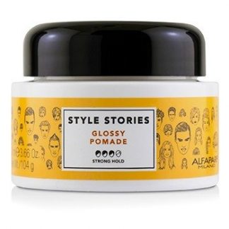 AlfaParf Style Stories Glossy Pomade (Strong Hold)  100ml/3.66oz