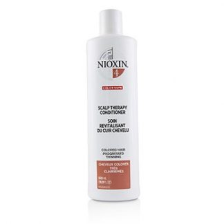 Nioxin Density System 4 Scalp Therapy Conditioner (Colored Hair, Progressed Thinning, Color Safe)  500ml/16.9oz