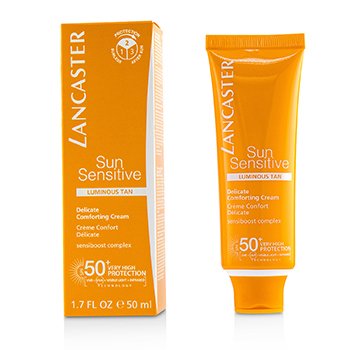 lancaster sun sensitive delicate comforting cream spf 50