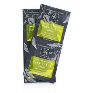 Apivita Express Beauty Face Scrub with Olive (Deep Exfoliation)  6x(2x8ml)