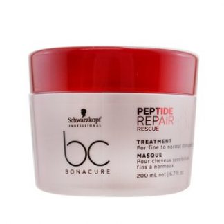 Schwarzkopf BC Bonacure Peptide Repair Rescue Treatment (For Fine to Normal Damaged Hair)  200ml/6.7oz