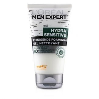 L'Oreal Men Expert Hydra Sensitive Cleansing Foaming Gel  150ml/5oz