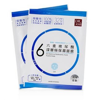 DR. JOU (By Dr. Morita) Six Essence Hyaluronic Acid Hydra Mask  7pcs