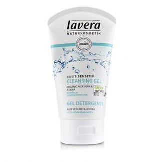 Lavera Basis Sensitiv Cleansing Gel - Organic Aloe Vera & Jojoba (For Normal & Combination Skin)  125ml/4oz