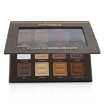 Bellapierre Cosmetics 12 Color Pro Natural Eye Palette (12x Eyeshadow)  21.3g/0.73oz