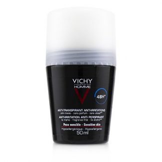 Vichy Homme 48H* Anti-Irritations & Anti Perspirant Roll-On (For Sensitive Skin)  50ml/1.69oz