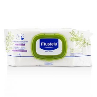 Mustela Stelatopia Replenishing Cleansing Wipes - For Face, Hands & Body  50wipes