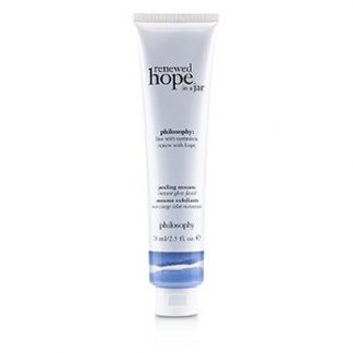 Philosophy Renewed Hope In A Jar Peeling Mousse (One-Minute Mini Facial Exfoliating Face Mask)  75ml/2.5oz