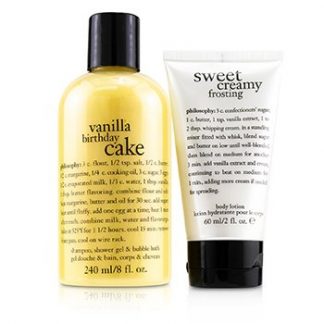 Philosophy Happy Birthday 2-Piece Vanilla Birthday Cake Set  60ml/2oz