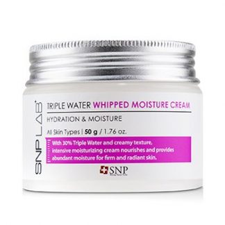 SNP Lab+ Triple Water Whipped Moisture Cream - Hydration & Moisture (For All Skin Types)  50g/1.76oz