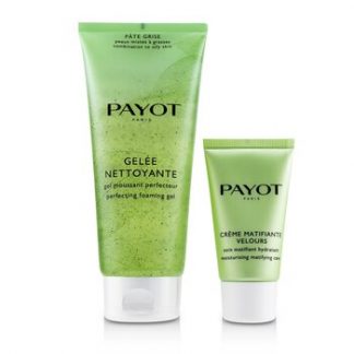 Payot Pate Grise Anti-Imperfections Coach Kit : 1x Foaming Gel 200ml + 1x Moisturising Matifying Care 50ml  2pcs