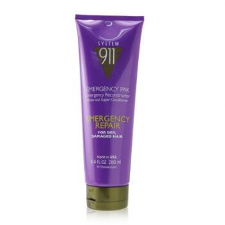 Hayashi 911 Emergency Pak Emergency Reconstructor Rinse-Out Super Conditioner (For Dry, Damaged Hair)  250ml/8.4oz