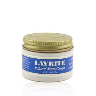 Layrite Natural Matte Cream (Medium Hold, Matte Finish, Water Soluble)  42g/1.5oz