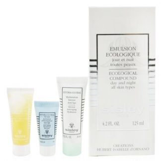 Sisley Ecological Compound 4-Pieces Set: Ecological Compound 125ml + Buff & Wash Face Gel 10ml + Hydra-Global Serum 5ml + Hydra-Global 10ml  4pcs