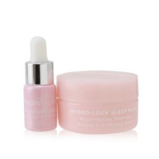 HydroPeptide Dew You Mega Minis Kit: Moisture Reset Phytonutrient Facial Oil 0.1 oz + Hydro-Lock Sleep Mask 0.5oz  2pcs